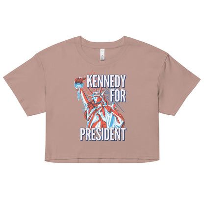 Kennedy for Liberty Women’s Crop Top - TEAM KENNEDY. All rights reserved