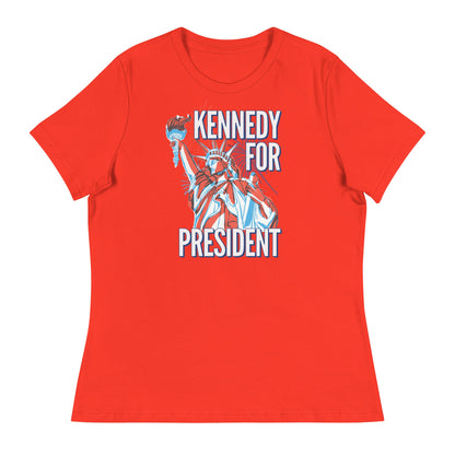 Kennedy for Liberty Women's Relaxed Tee - Team Kennedy Official Merchandise