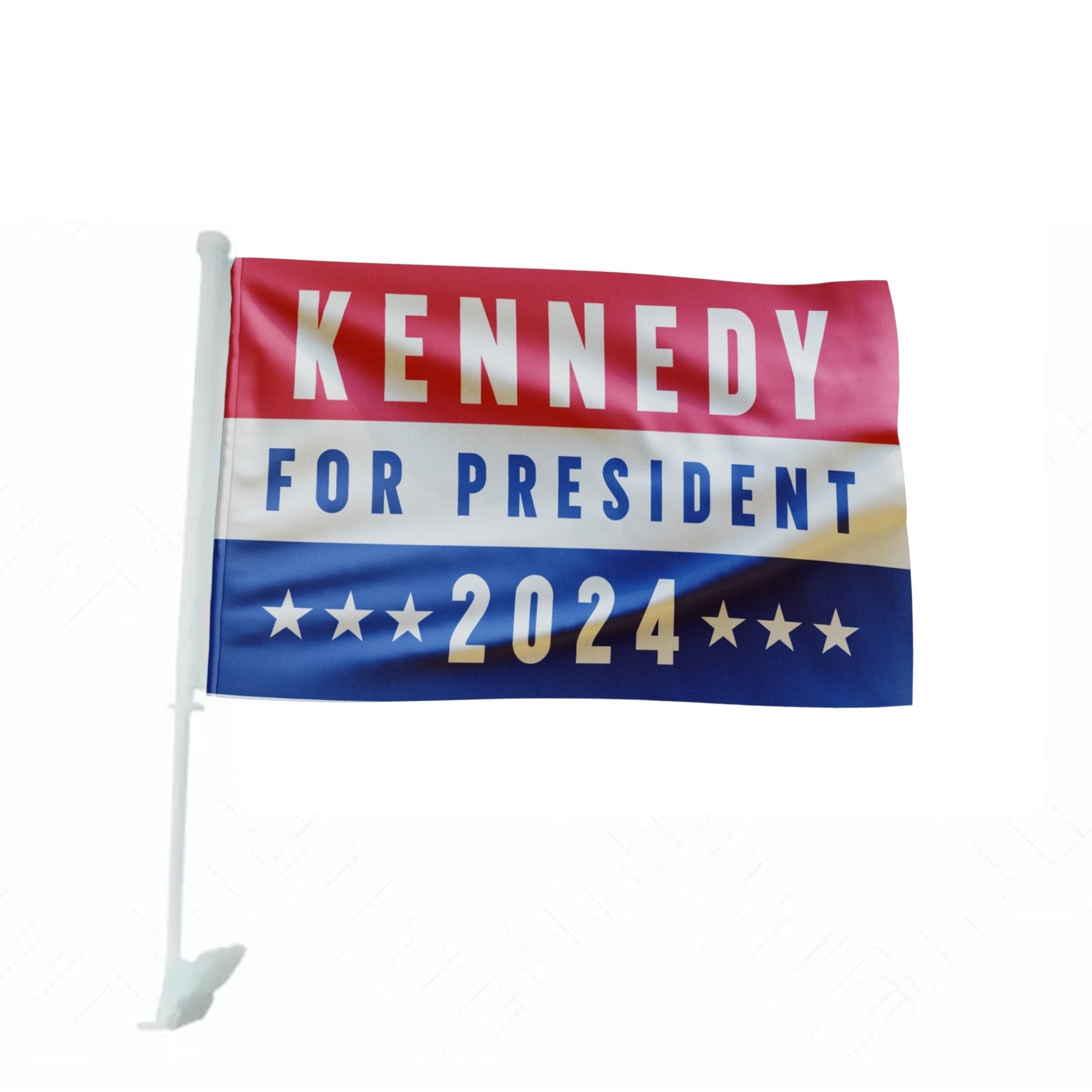 Kennedy for President Car Flag | Double - Sided 18"x12" - Team Kennedy Official Merchandise