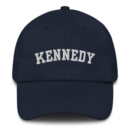 Kennedy For President Collegiate Embroidered Dad Hat - Team Kennedy Official Merchandise