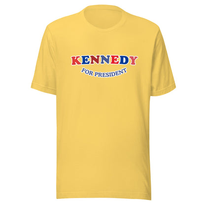 Kennedy for President Colorful Unisex Tee - TEAM KENNEDY. All rights reserved