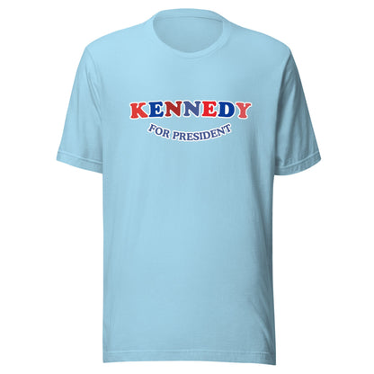 Kennedy for President Colorful Unisex Tee - TEAM KENNEDY. All rights reserved