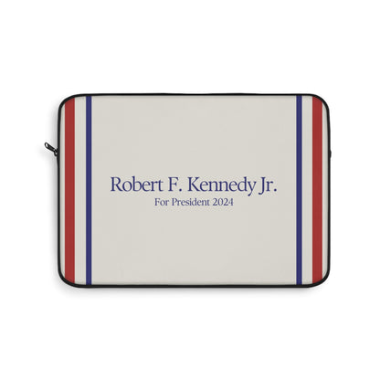 Kennedy for President Cream Laptop Sleeve - TEAM KENNEDY. All rights reserved