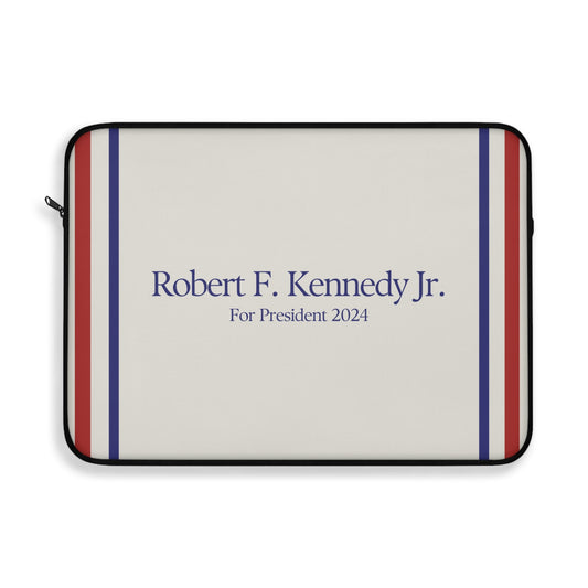 Kennedy for President Cream Laptop Sleeve - TEAM KENNEDY. All rights reserved