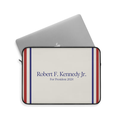 Kennedy for President Cream Laptop Sleeve - TEAM KENNEDY. All rights reserved