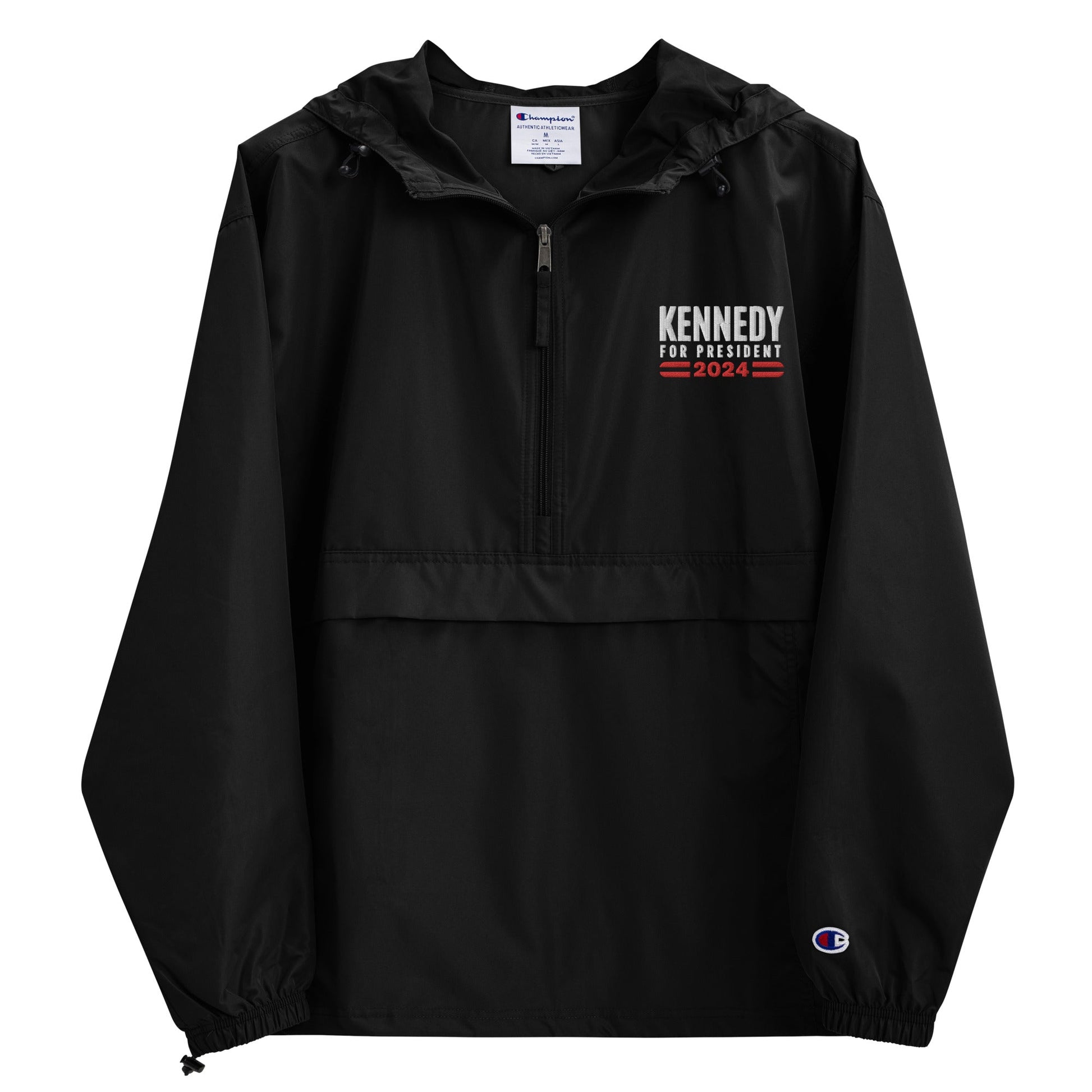 Kennedy for President Embroidered Champion Packable Jacket - Team Kennedy Official Merchandise