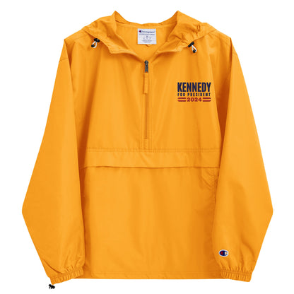 Kennedy for President Embroidered Champion Packable Jacket - Team Kennedy Official Merchandise