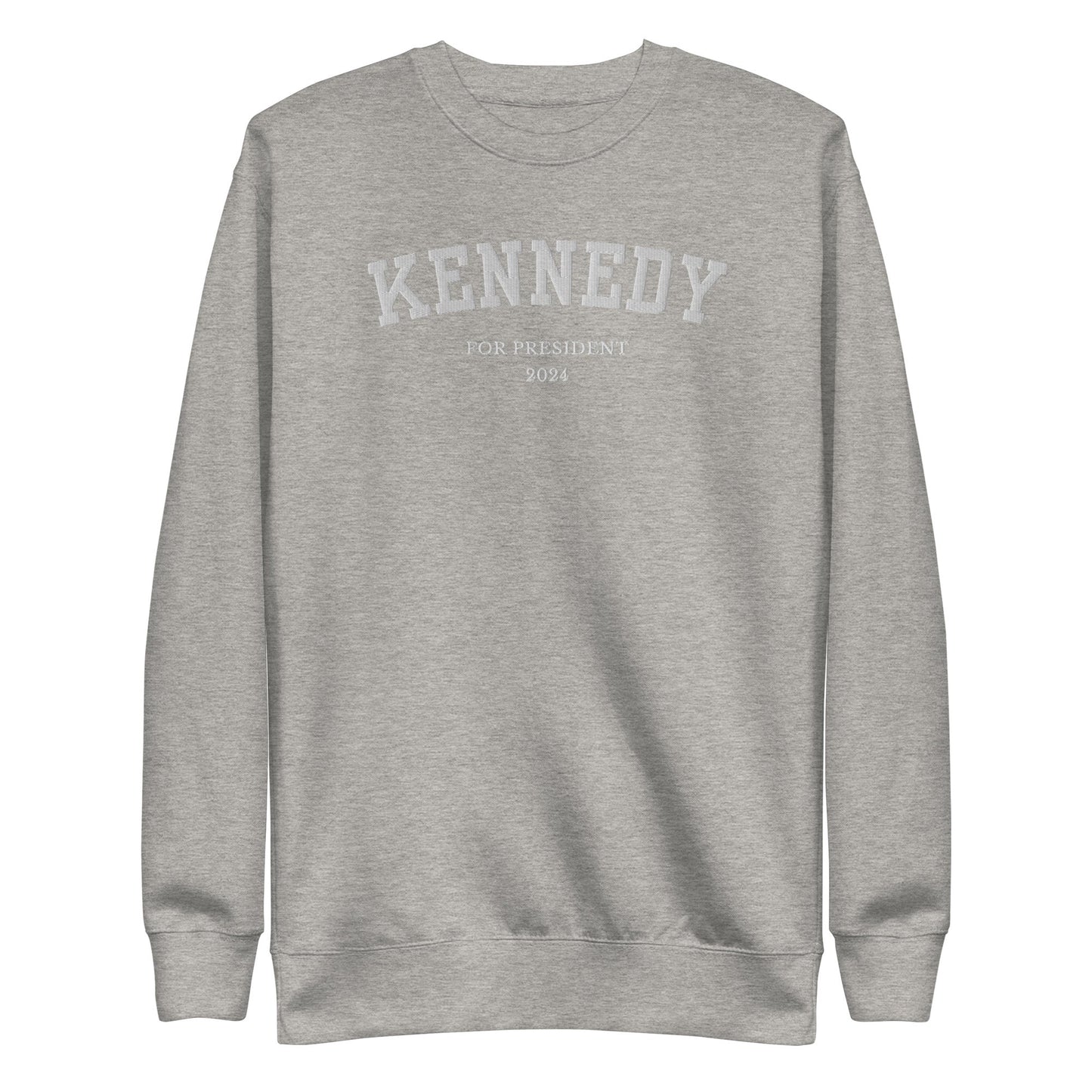 Kennedy for President Embroidered Collegiate Premium Sweatshirt - TEAM KENNEDY. All rights reserved