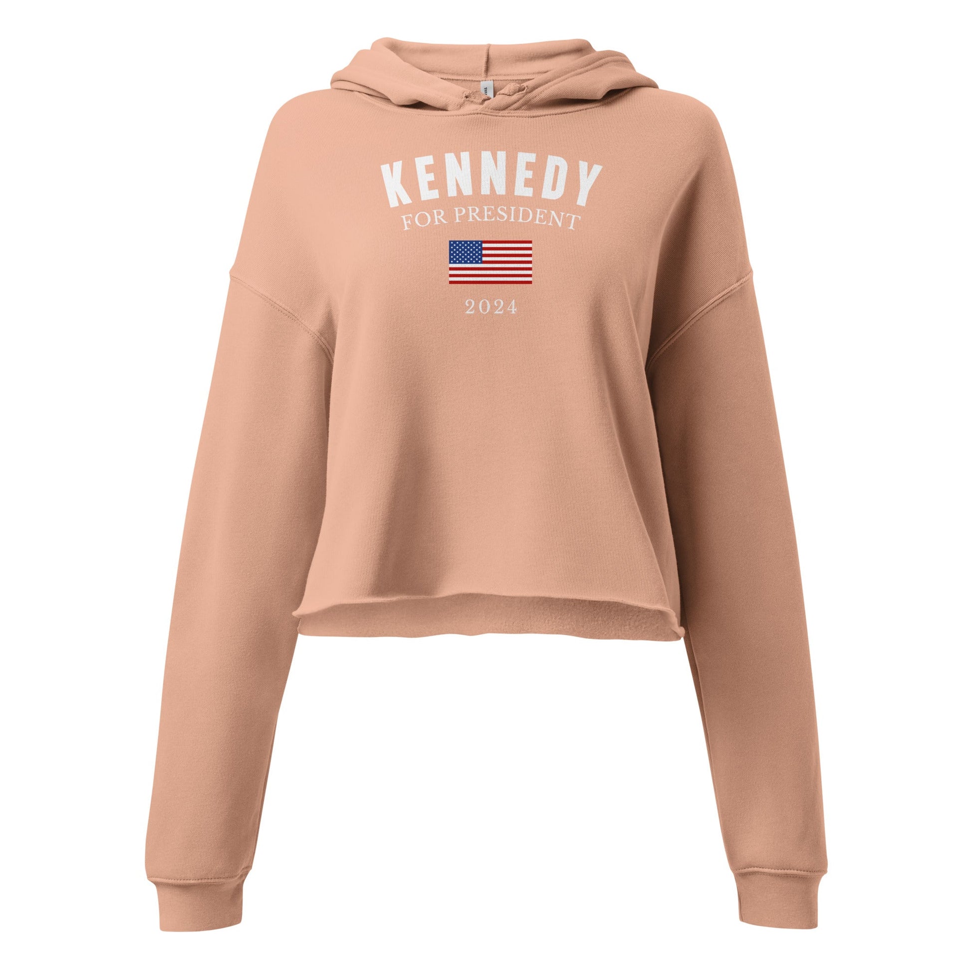 Kennedy for President Flag Crop Hoodie - Team Kennedy Official Merchandise