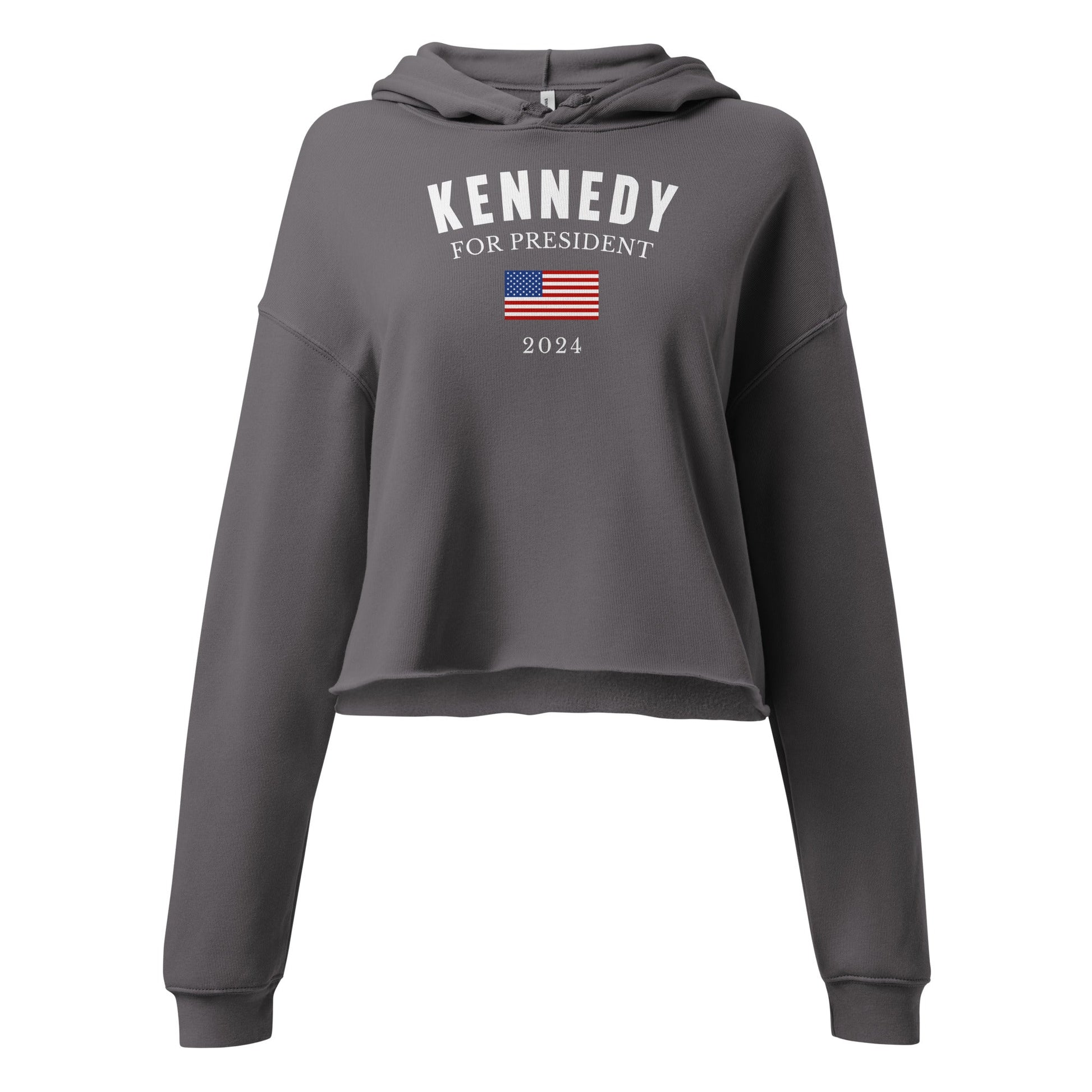 Kennedy for President Flag Crop Hoodie - Team Kennedy Official Merchandise