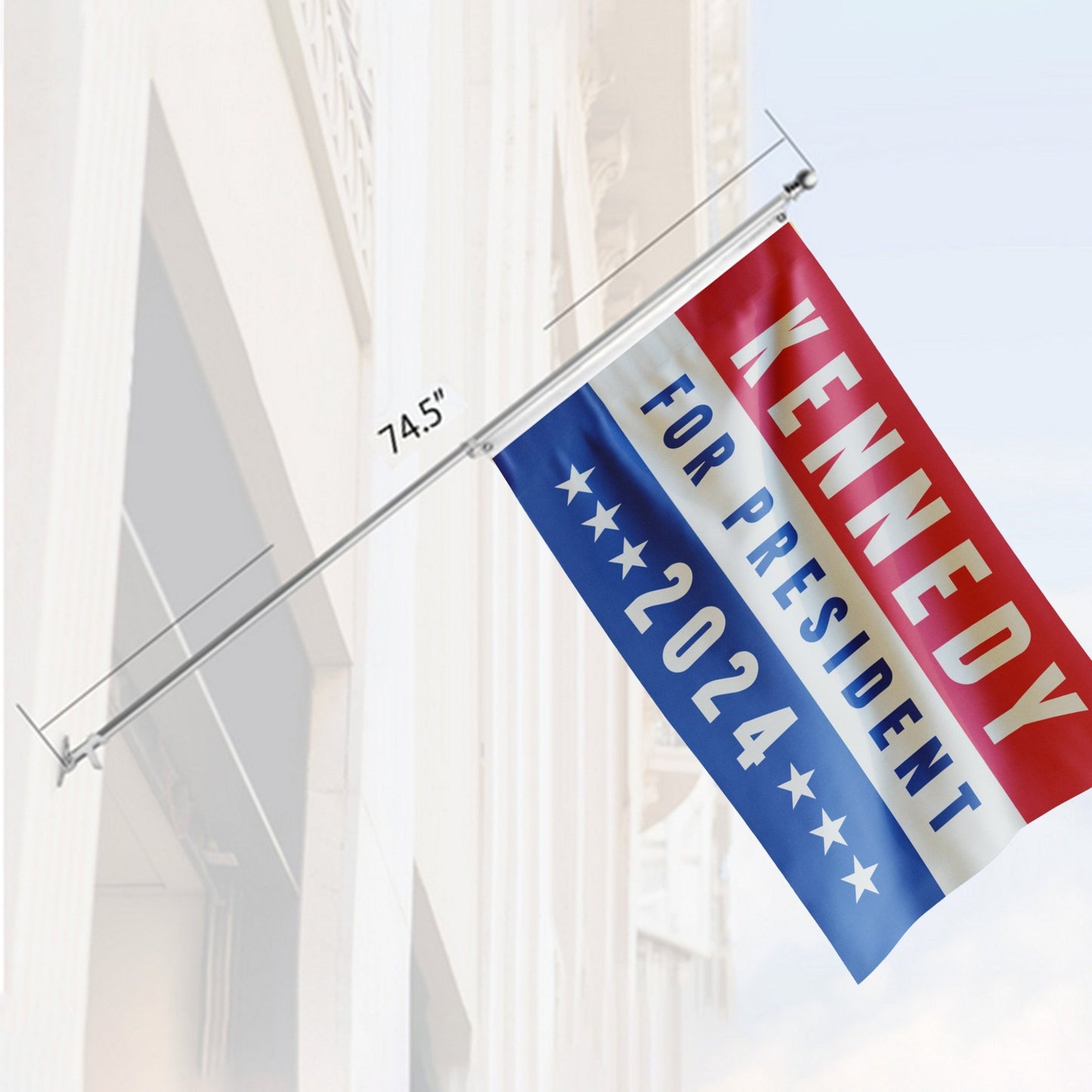 Kennedy for President Flag | Double - Sided 3'x5' - Team Kennedy Official Merchandise