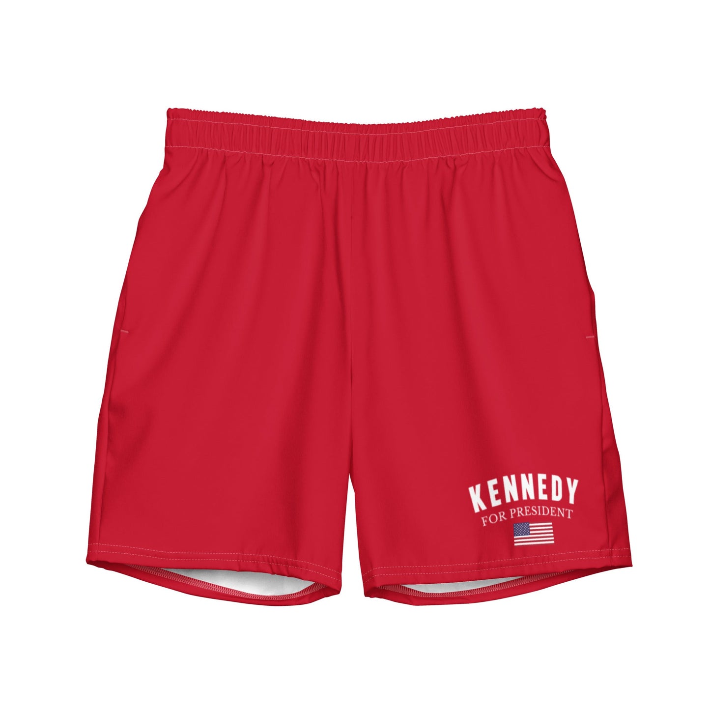 Kennedy for President Flag Men's Swim Trunks - TEAM KENNEDY. All rights reserved