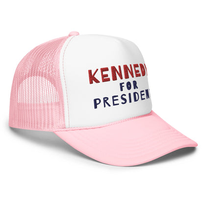 Kennedy for President Foam Trucker Hat - TEAM KENNEDY. All rights reserved