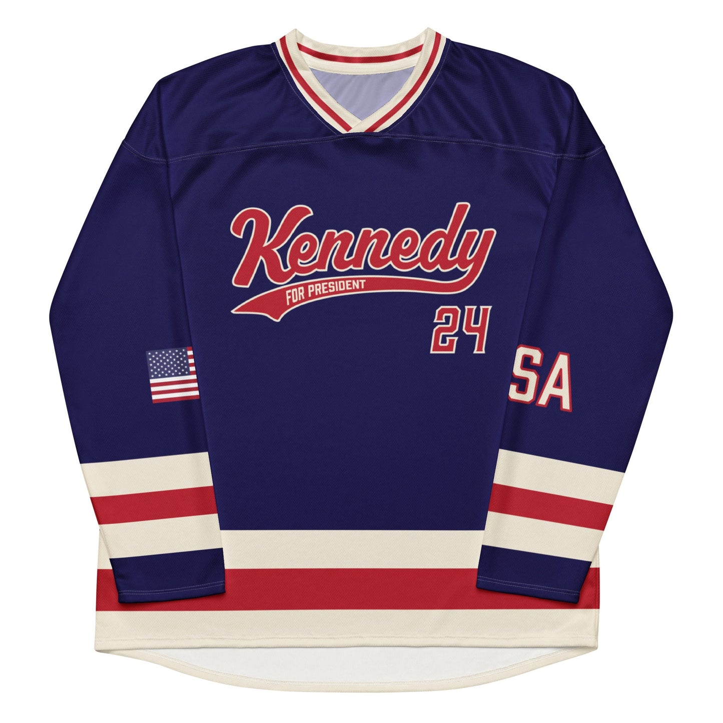 Kennedy for President Hockey Fan Jersey - TEAM KENNEDY. All rights reserved