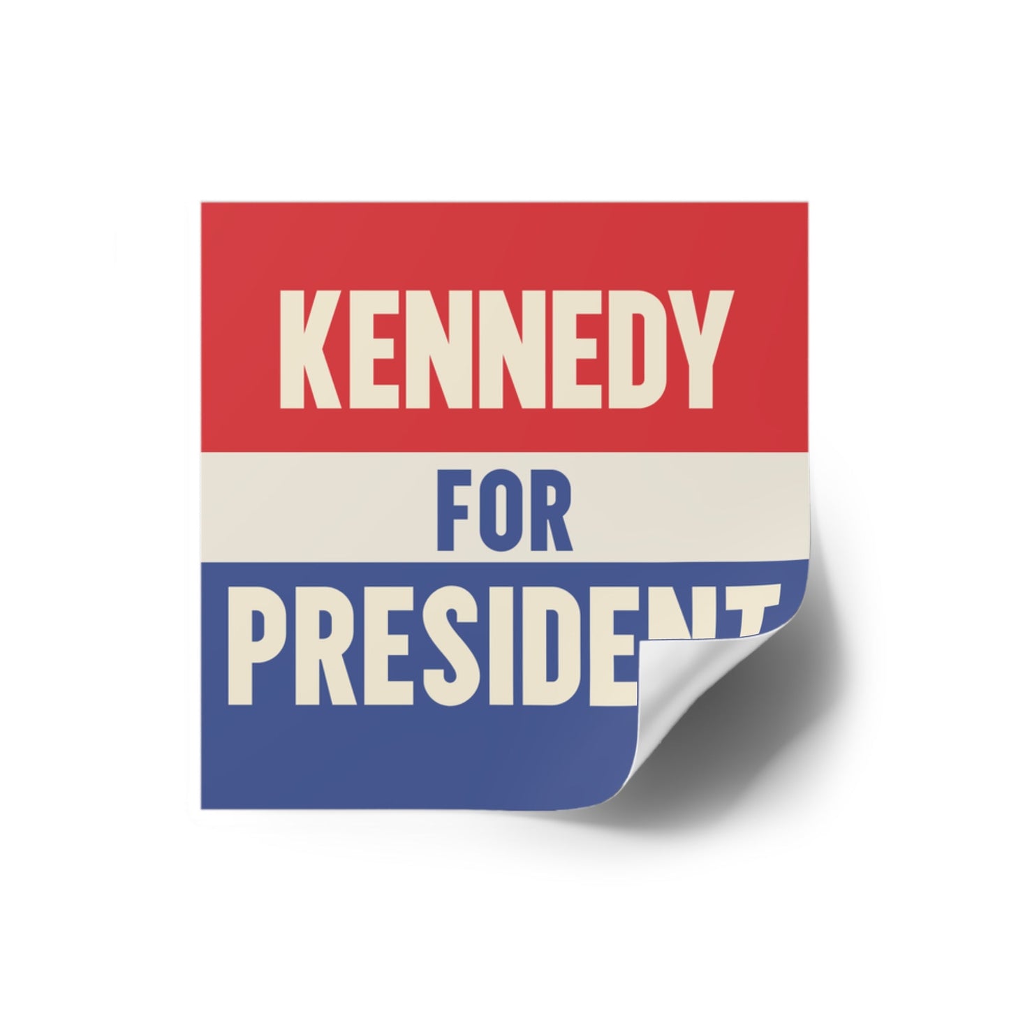 Kennedy for President Indoor\Outdoor Sticker - Team Kennedy Official Merchandise