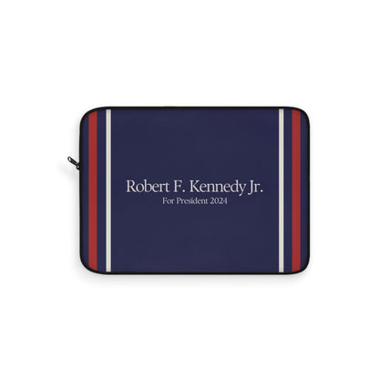 Kennedy for President Navy Laptop Sleeve - TEAM KENNEDY. All rights reserved