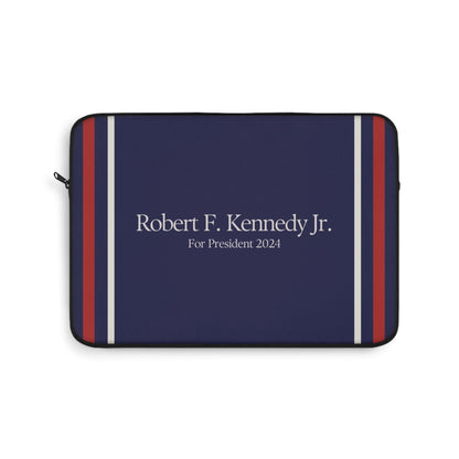 Kennedy for President Navy Laptop Sleeve - TEAM KENNEDY. All rights reserved