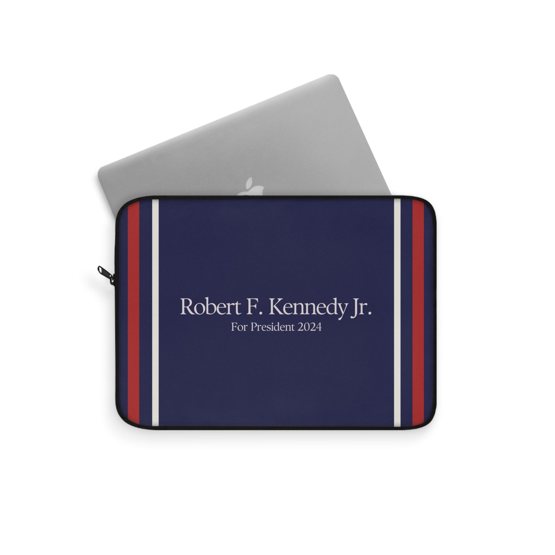 Kennedy for President Navy Laptop Sleeve - TEAM KENNEDY. All rights reserved