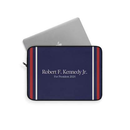 Kennedy for President Navy Laptop Sleeve - TEAM KENNEDY. All rights reserved