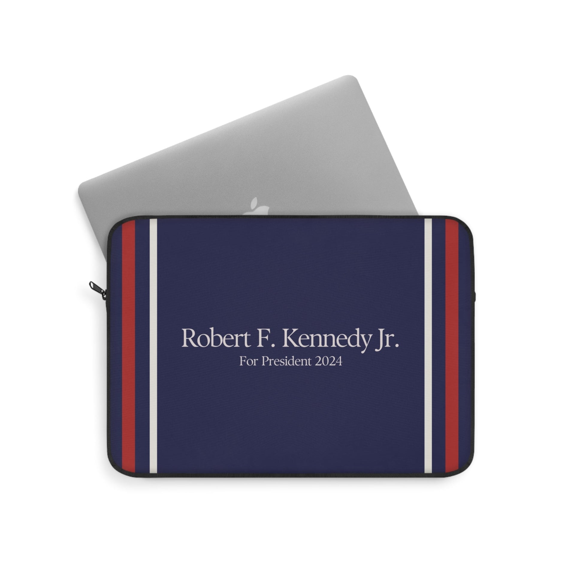 Kennedy for President Navy Laptop Sleeve - TEAM KENNEDY. All rights reserved