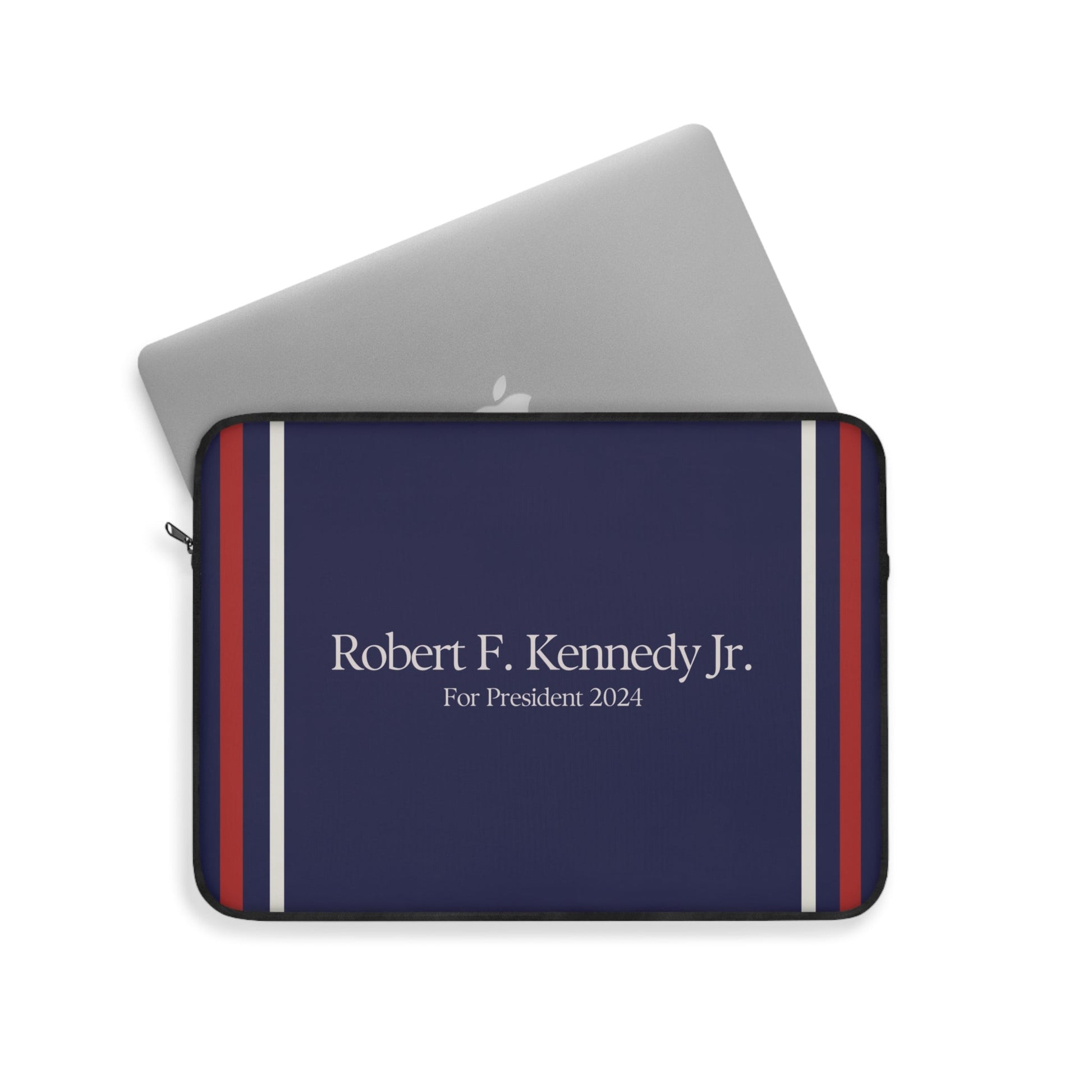 Kennedy for President Navy Laptop Sleeve - TEAM KENNEDY. All rights reserved