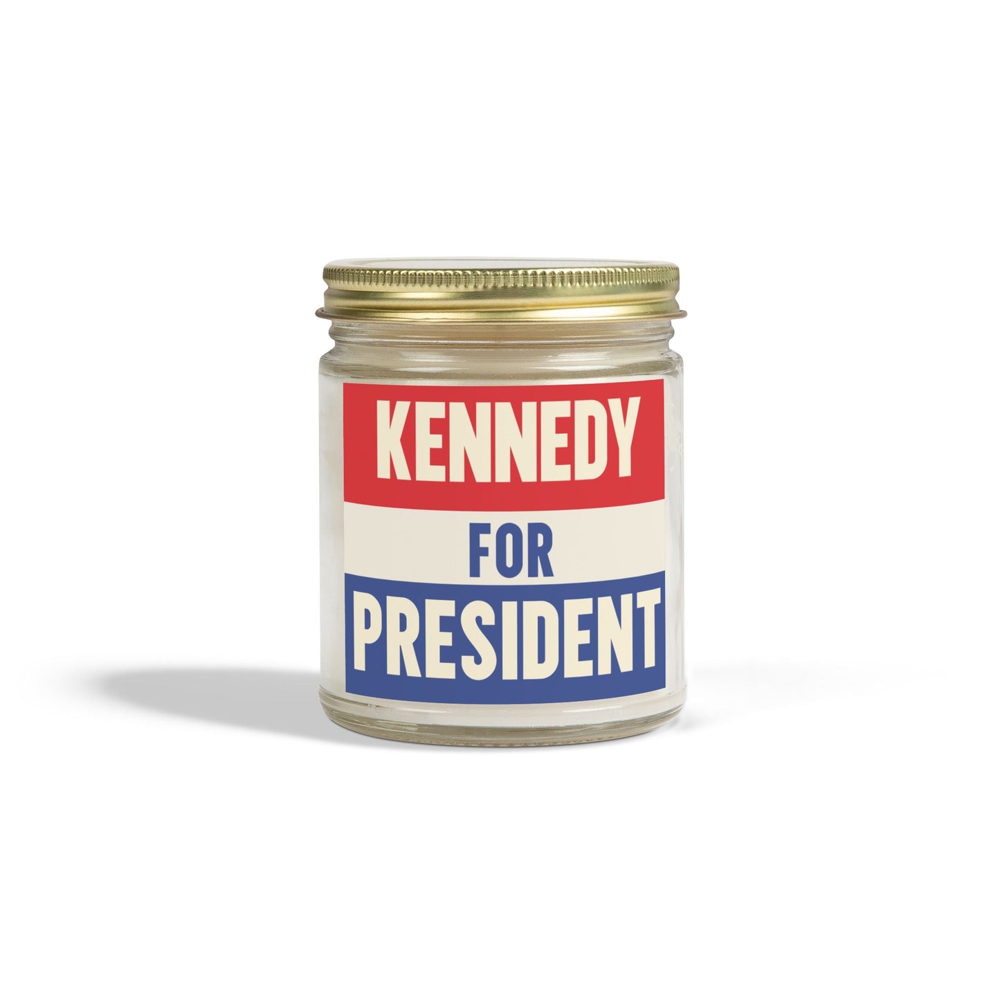 Kennedy for President Scented Coconut Apricot Candle (4oz, 9oz) - Team Kennedy Official Merchandise