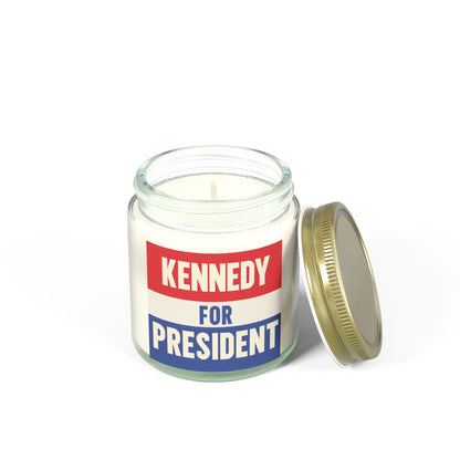 Kennedy for President Scented Coconut Apricot Candle (4oz, 9oz) - Team Kennedy Official Merchandise