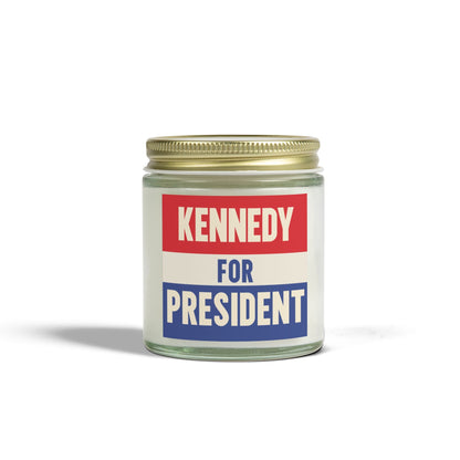 Kennedy for President Scented Coconut Apricot Candle (4oz, 9oz) - Team Kennedy Official Merchandise