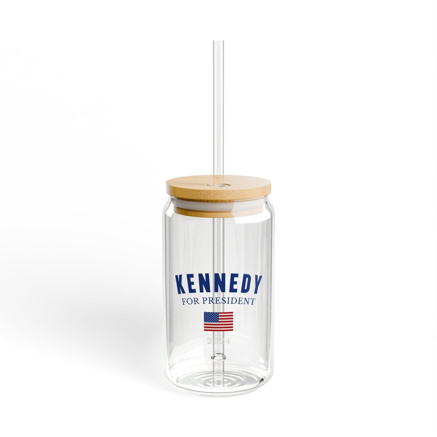 Kennedy for President Sipper Glass, 16oz - Team Kennedy Official Merchandise