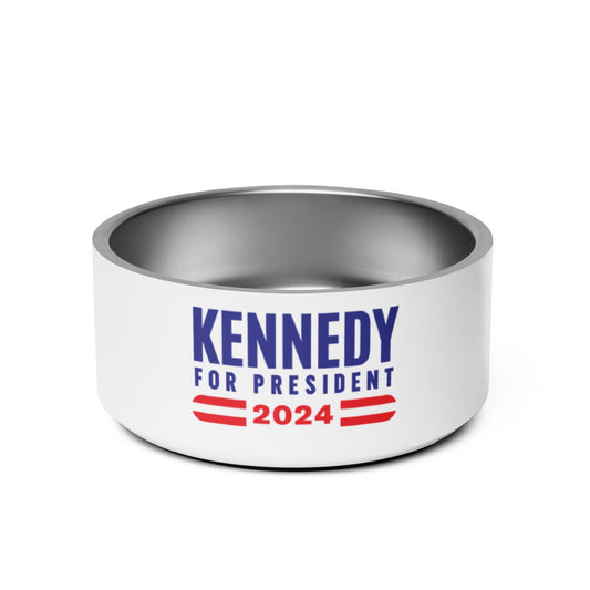 Kennedy for President Stainless Steel Pet Bowl - TEAM KENNEDY. All rights reserved