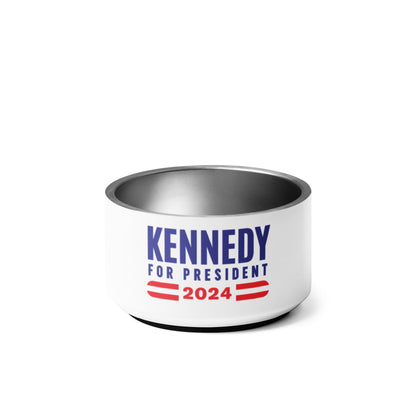 Kennedy for President Stainless Steel Pet Bowl - TEAM KENNEDY. All rights reserved