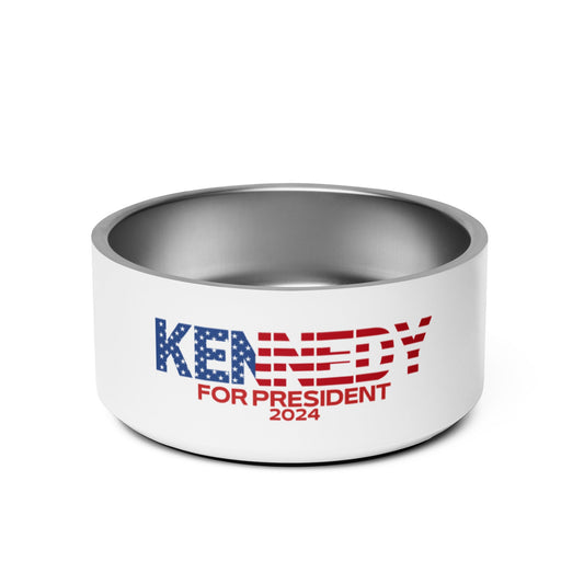 Kennedy for President Stars and Stripes Pet bowl - TEAM KENNEDY. All rights reserved