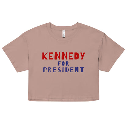 Kennedy for President Women’s Crop Top - TEAM KENNEDY. All rights reserved