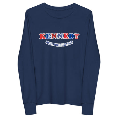 Kennedy for President Youth Long Sleeve Tee - TEAM KENNEDY. All rights reserved