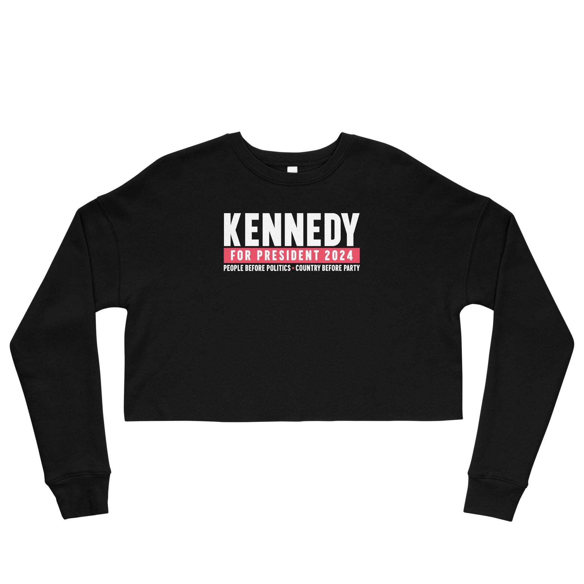 Kennedy for the People Crop Sweatshirt - TEAM KENNEDY. All rights reserved