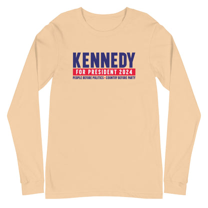 Kennedy for the People Unisex Long Sleeve Tee - TEAM KENNEDY. All rights reserved