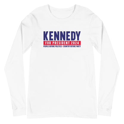 Kennedy for the People Unisex Long Sleeve Tee - TEAM KENNEDY. All rights reserved