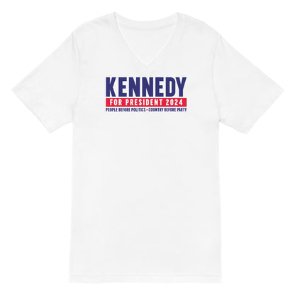 Kennedy for the People Unisex V - Neck Tee - TEAM KENNEDY. All rights reserved