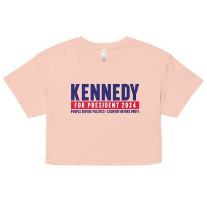 Kennedy for the People Women’s Crop Top - TEAM KENNEDY. All rights reserved