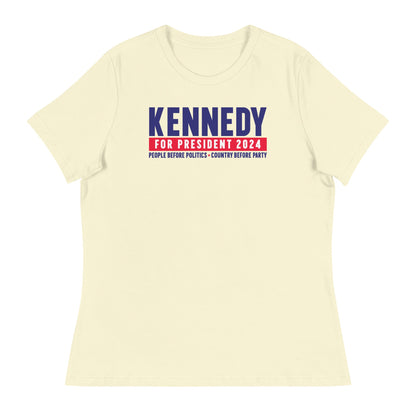 Kennedy for the People Women's Relaxed Tee - TEAM KENNEDY. All rights reserved