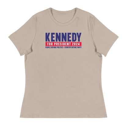 Kennedy for the People Women's Relaxed Tee - TEAM KENNEDY. All rights reserved