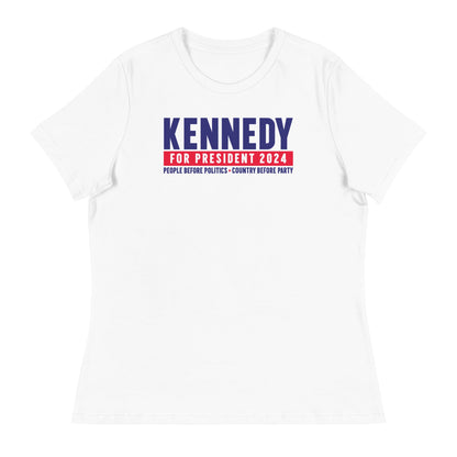 Kennedy for the People Women's Relaxed Tee - TEAM KENNEDY. All rights reserved