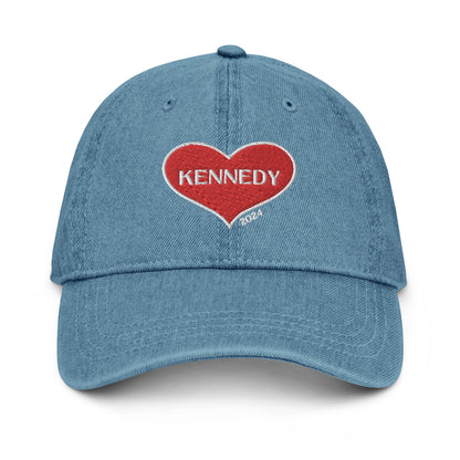 Kennedy Heart 2024 Denim Hat - Team Kennedy Official Merchandise