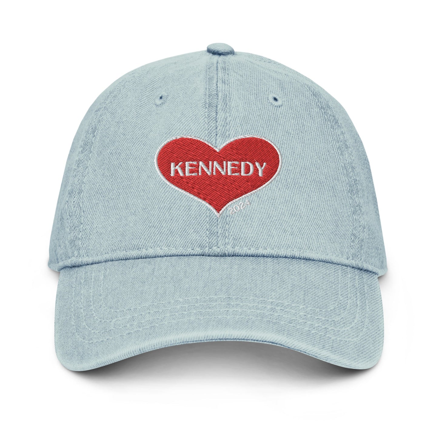 Kennedy Heart 2024 Denim Hat - Team Kennedy Official Merchandise