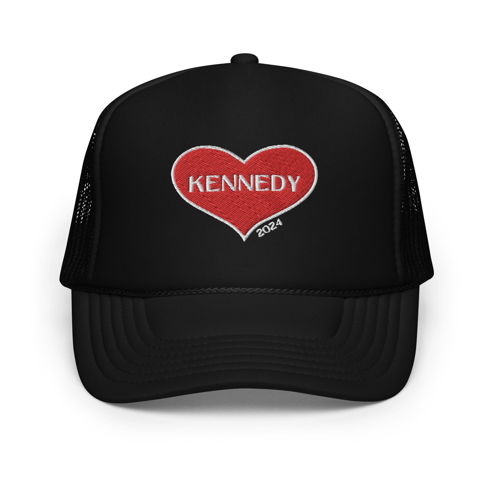 Kennedy Heart 2024 Foam Trucker Hat - TEAM KENNEDY. All rights reserved