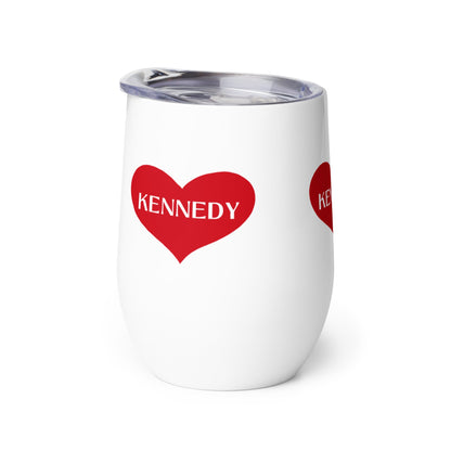 Kennedy Heart Chill Wine Tumbler - Team Kennedy Official Merchandise