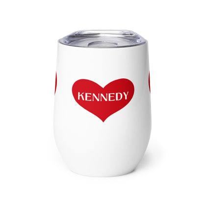 Kennedy Heart Chill Wine Tumbler - Team Kennedy Official Merchandise