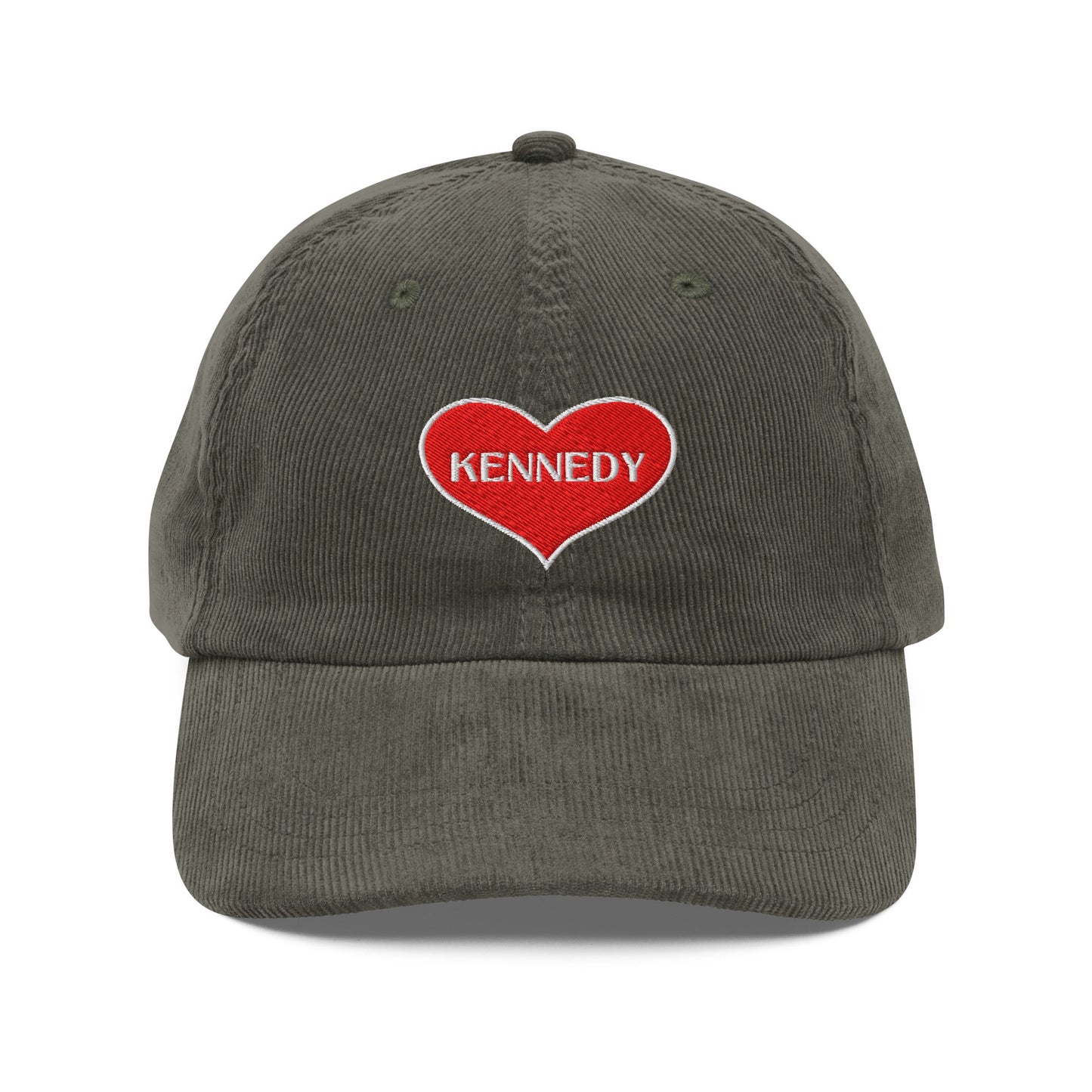 Kennedy Heart Corduroy Cap II - Team Kennedy Official Merchandise