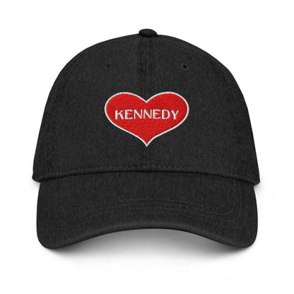 Kennedy Heart Denim Hat - Team Kennedy Official Merchandise