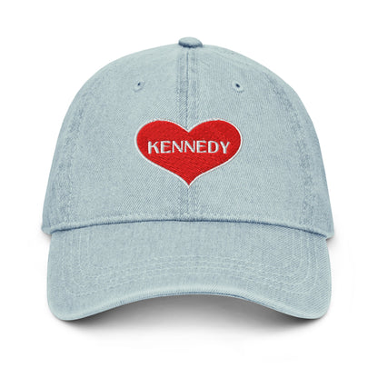 Kennedy Heart Denim Hat - Team Kennedy Official Merchandise